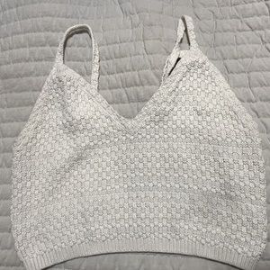 White crop top
